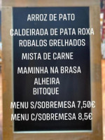 Fonte Nova Restaurante Tapas Bar menu