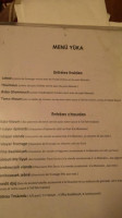 Yüka Tunis menu