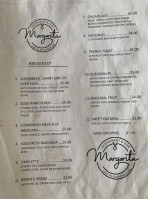 Margarita Restaurant Bar menu
