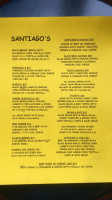 Santiago's Cafe menu