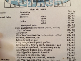 Kiosek U Rybnika menu