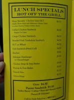 Holzman Meats menu