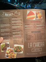 La Chacra menu