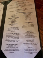 The Black Pearl Seafood Bar menu