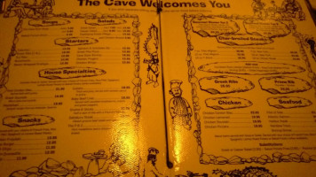 The Cave menu