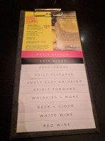 Moxies menu