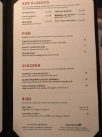 The Keg Steakhouse West Edmonton menu