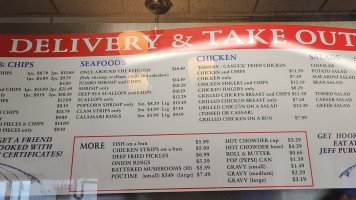 Jeff Purvey's Fish & Chips menu