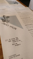 Osteria Savio Volpe menu