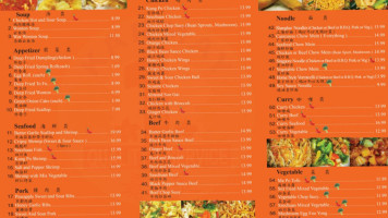 Chinese Flavor menu
