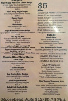 Sandy Hill Lounge & Grill menu