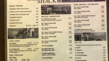 The Greek Souvlaki Shack menu