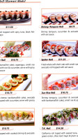 Sushi Robata menu