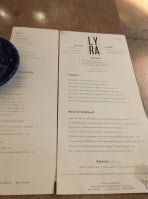 Lyra menu