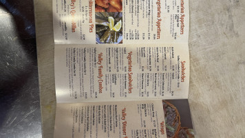 Shawarma Valley menu