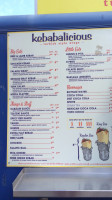 Kebabalicious menu