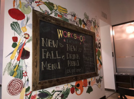 The Workshop Eatery menu