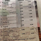 Fornada menu