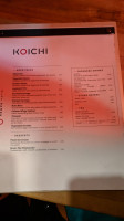 Koichi Ramen menu