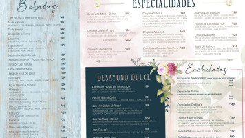 Mamá Quina menu