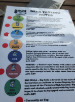 Crank Handle Brewery menu