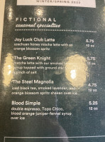 Method Coffee menu