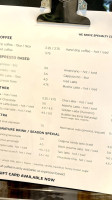 Raonjena Coffee Dessert menu