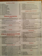 Saigon Paradise Restaurant Ltd menu