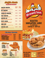 Broast Chicken And Waffles food