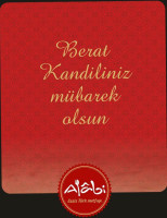 Alabi Muğla menu