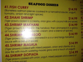 Banjara Indian Cuisine - Bloor St menu