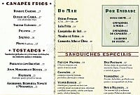 Astor menu