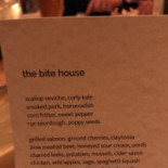 Bite House Cardápio