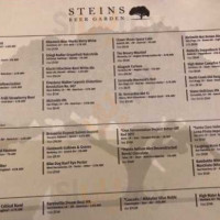 Steins Beer Garden Cupertino menu