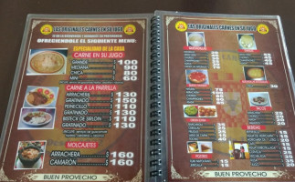Las Originales Carnes En Su Jugo menu