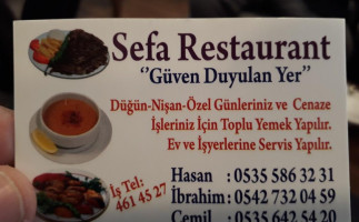 Sefa Restoran food