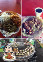 Los Tacos De Las Vias food