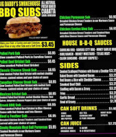 Big Daddy's Pizza, Bbq Poutine menu