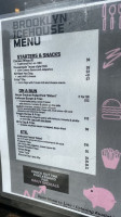 Brooklyn Ice House menu