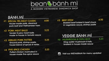 Bean Banh Mi inside