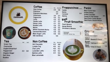 Cafe 106 menu