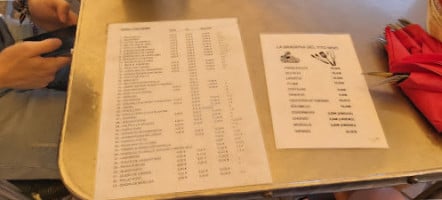 La Taverna Del Tito Nino menu