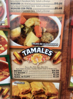 Tamales Guadalajara menu
