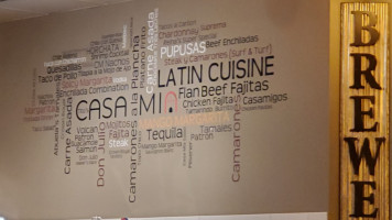 Casa Mia Latin Cuisine menu