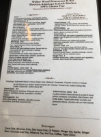 Wilder Wood Restaurant And Bar menu