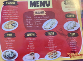 Tacos El Chilango menu