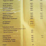 Zabaliget Cardápio
