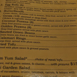 Satay Cardápio