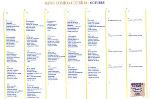 Menuderia Jalisco Las Torres menu