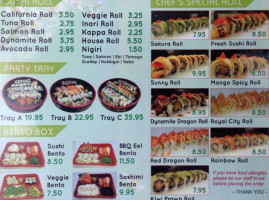 Fresh Sushi Roll food